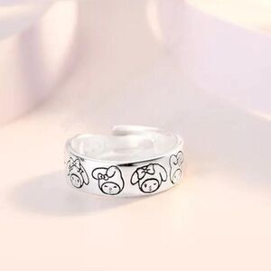 Brand New Sanrio Melody S925 Silver Ring